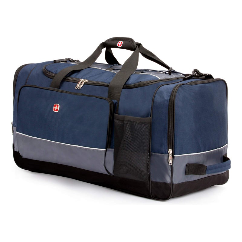 SwissGear Apex Duffle Bag for Travel and Gym with Bungee-Cord System - Image 1